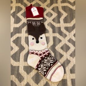 Pottery barn kids fair isle fox stocking